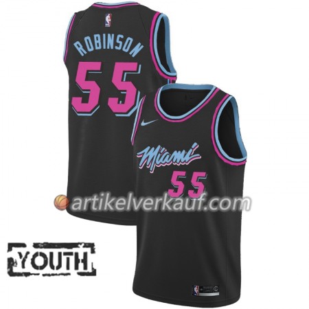 NBA Miami Heat Trikot Duncan Robinson 55 2018-19 Nike City Edition Schwarz Swingman - Kinder